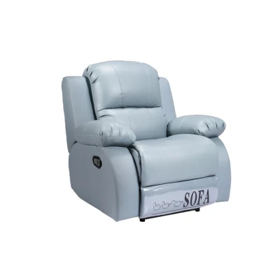 Silla de masaje con sofá reclinable de cuero eléctrico con Control remoto para cuidados en el hogar para ancianos