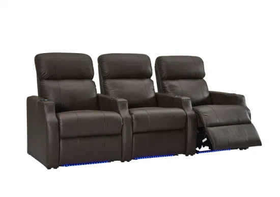 Silla reclinable al por mayor con manual de cuero/sillón reclinable eléctrico para sala de estar